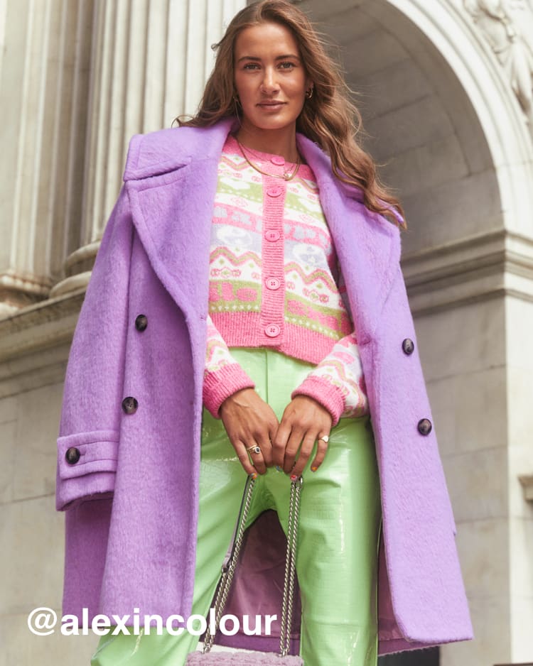 River island purple coat on sale