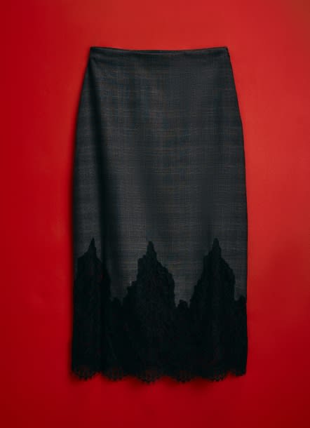Black PU Midi Dress