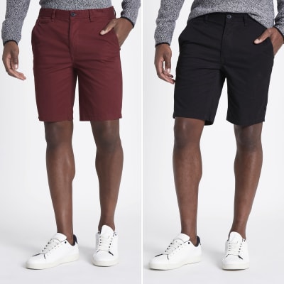 mens chino slim fit shorts