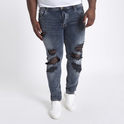 mens big and tall skinny jeans