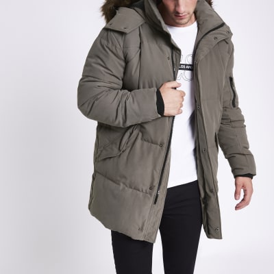 river island longline hoodie