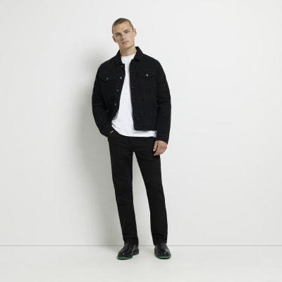 Dean – Schwarze Straight Jeans