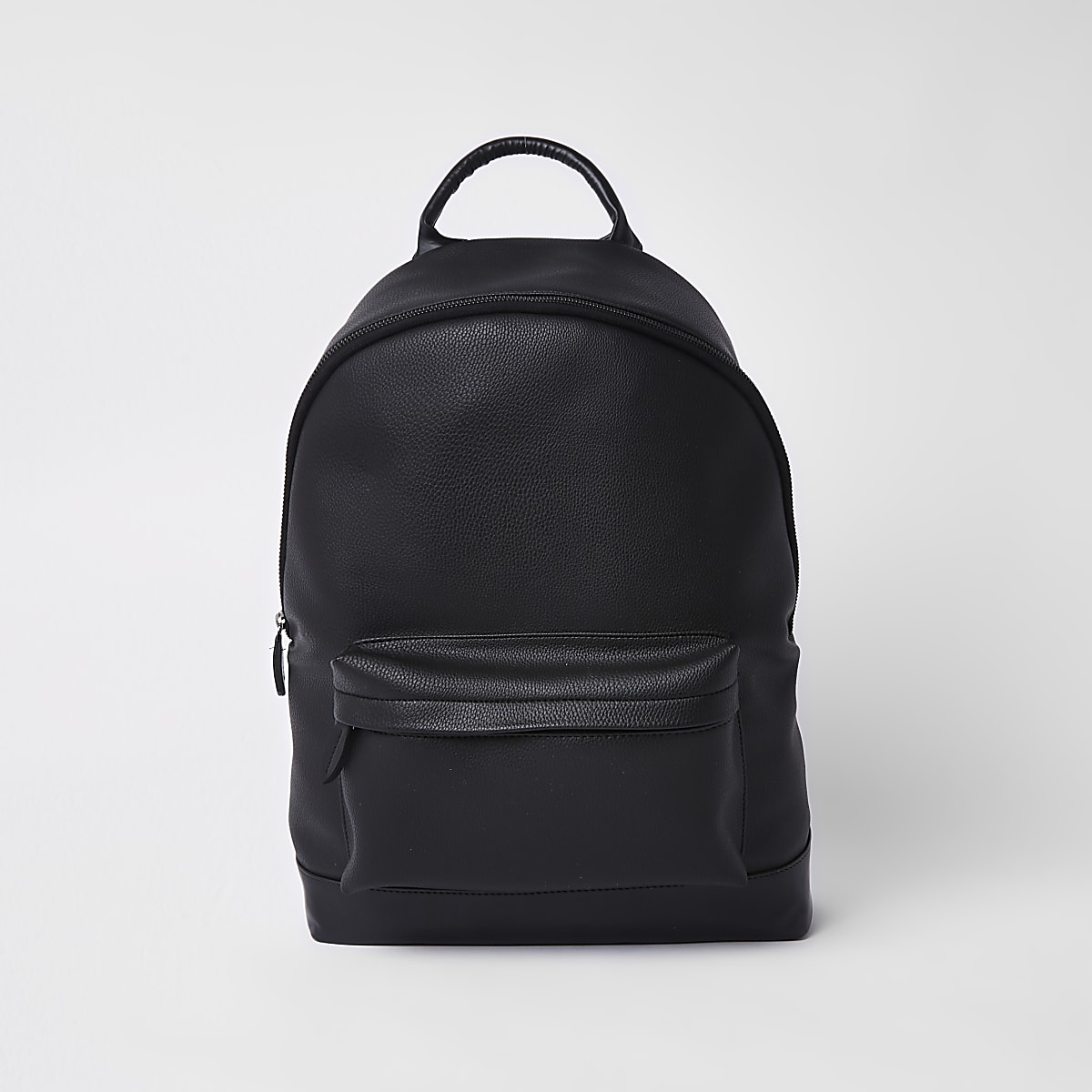 Black faux leather backpack - Backpacks / Rucksacks - Bags - men