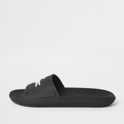river island white sliders