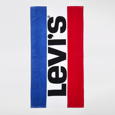 Levis Blue Logo Beach Towel