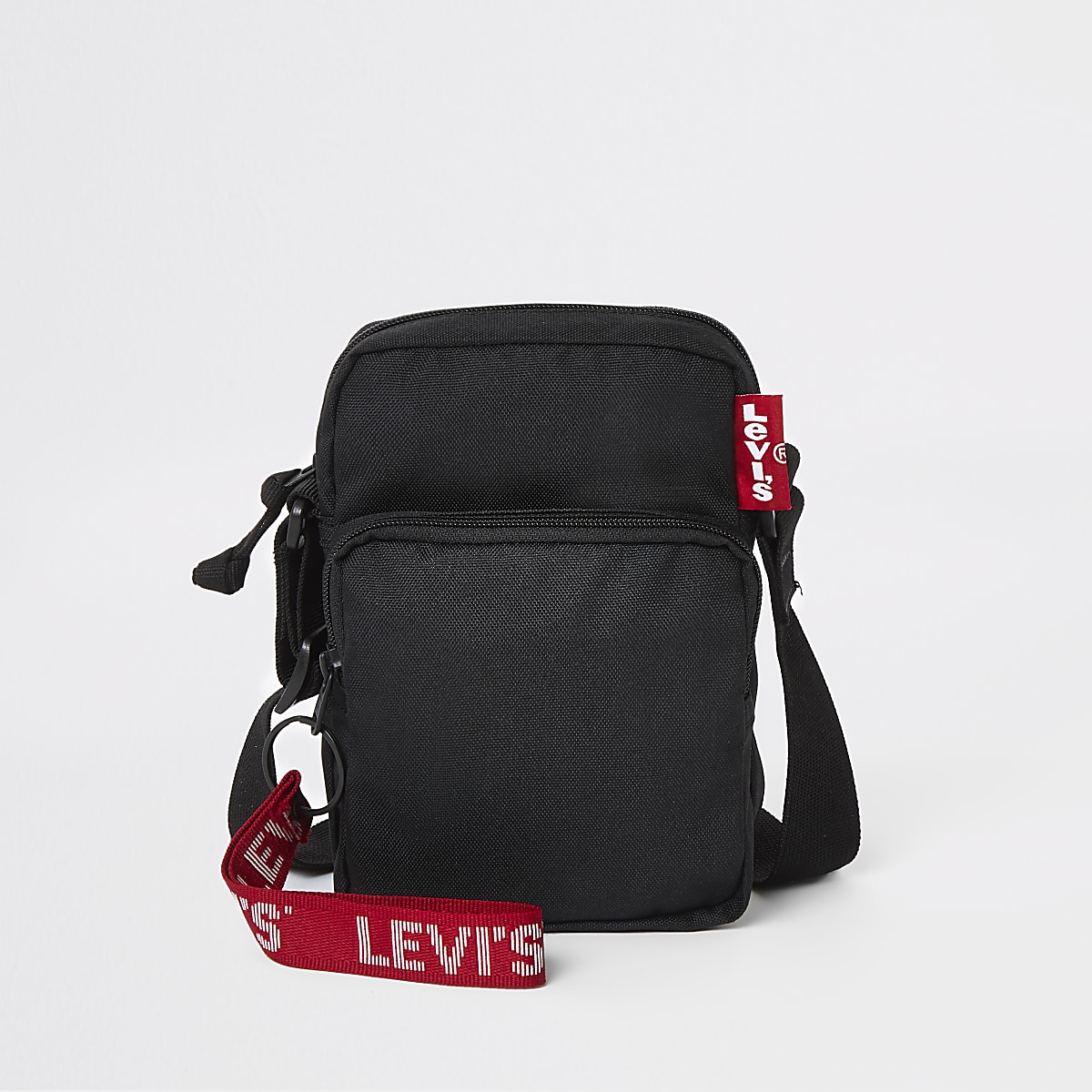 Levi&#39;s black cross body bag | River Island
