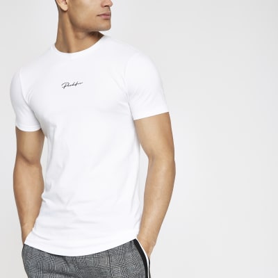 river island muscle fit t shirt