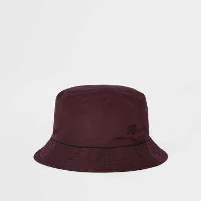 burgundy sun hat