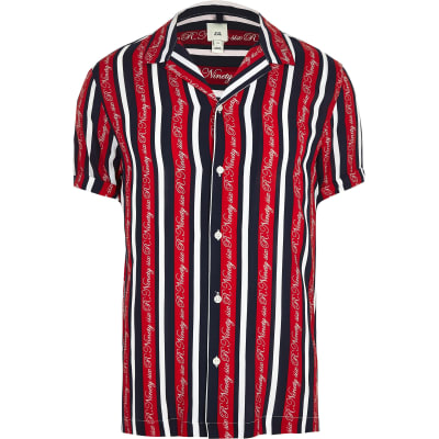 red stripe shirt men