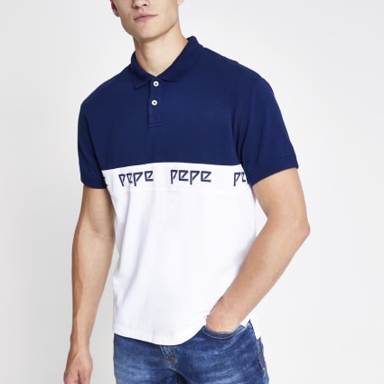 Pepe Jeans blue polo shirt