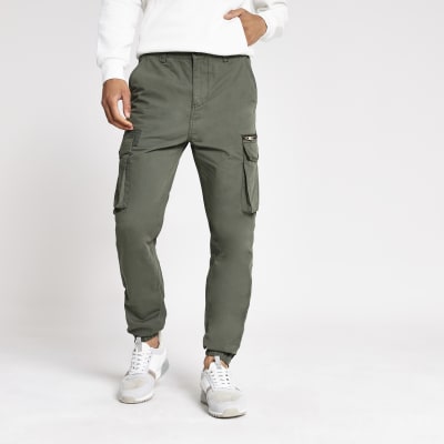 river island slim fit cargo trousers