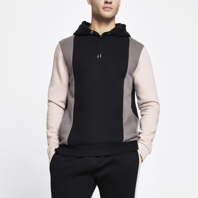 river island black hoodie