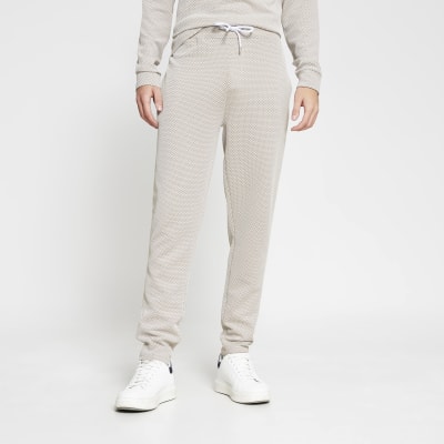 River island mens tracksuit bottoms sale