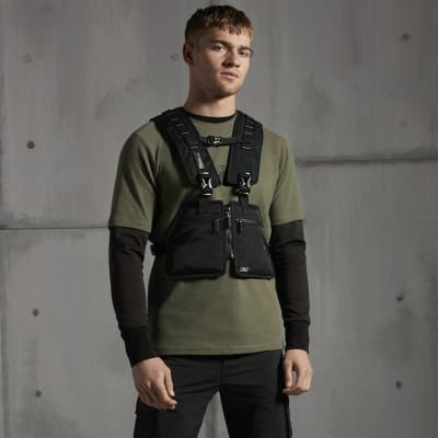 Concept khaki compass slim fit T-shirt