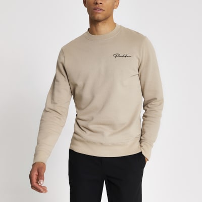 Prolific stone slim fit sweatshirt