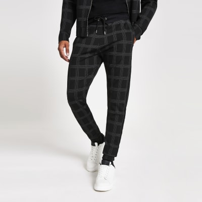 river island mens joggers