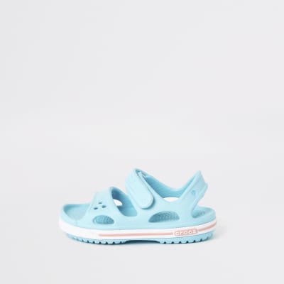 light blue crocs kids