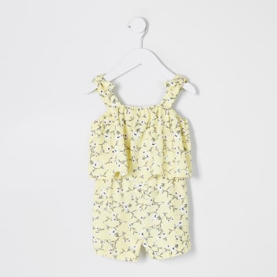 river island girls playsuit