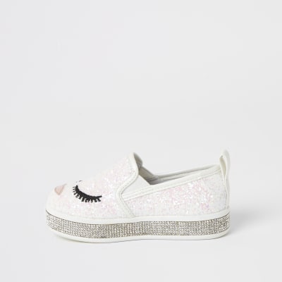 river island glitter shoes