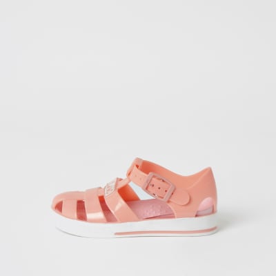 river island jelly flip flops