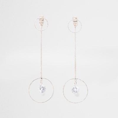 Roségoudkleurige dubbele hoorhangers