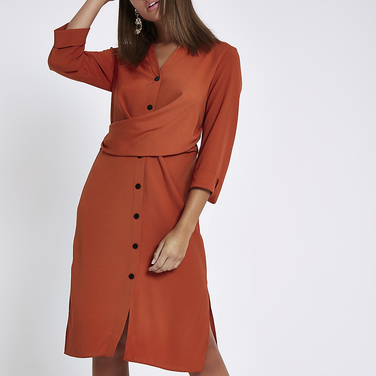 Midi Length Shirt Dresses