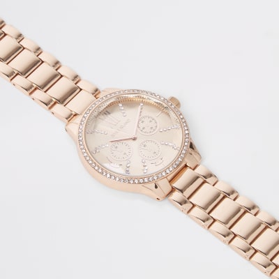 Armbanduhr in Roségold