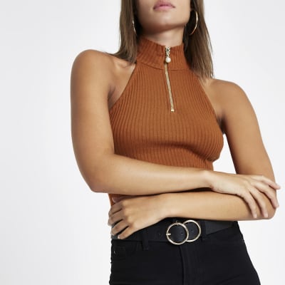 zara black cropped shirt