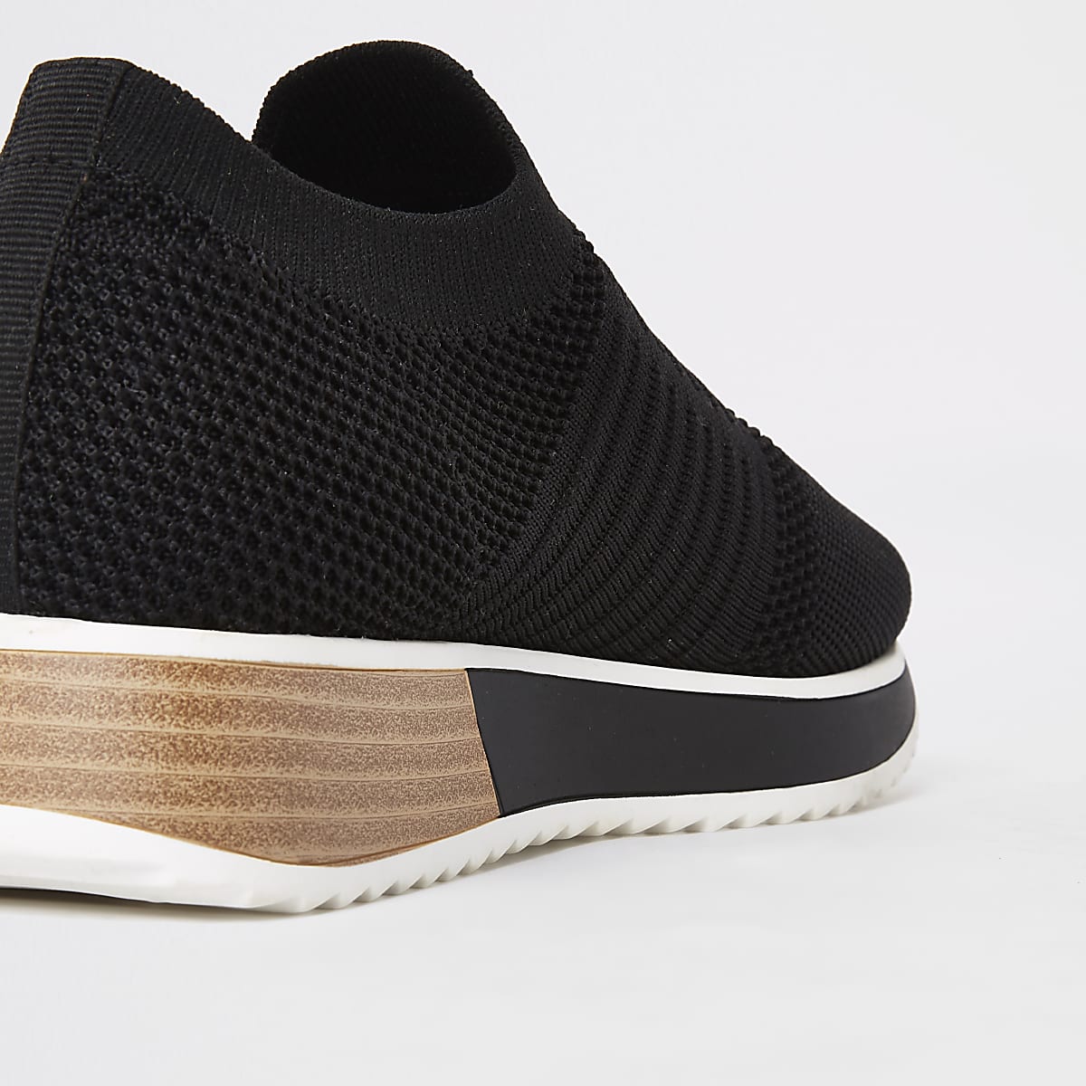 Schwarze Sneaker | River Island Schwarze, hohe Sneaker in Schlangenlederoptik | River Island