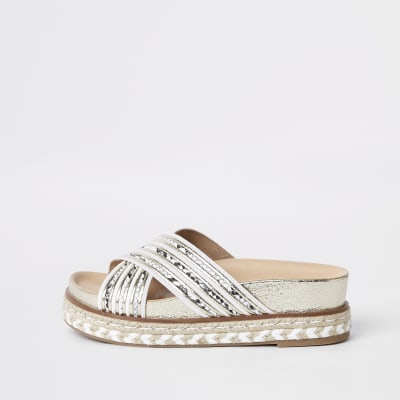 river island platform sandals