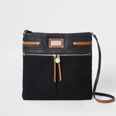 Schwarze Umhängetasche