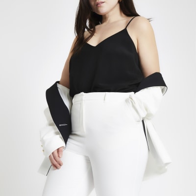 Plus – Schwarzes Trägertop