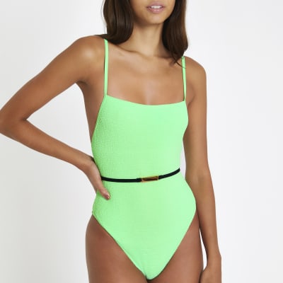 river island green swimsuit