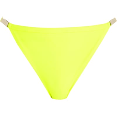 bright yellow bikini bottoms