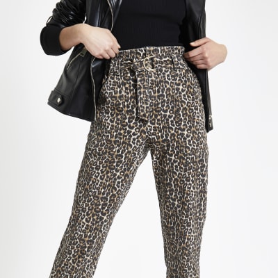 river island leopard print jeans