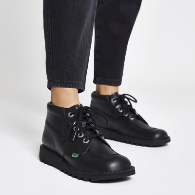 Kickers black Hi Classic boots