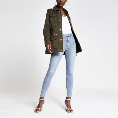 Hailey - Lichtblauwe jeans met hoge taille