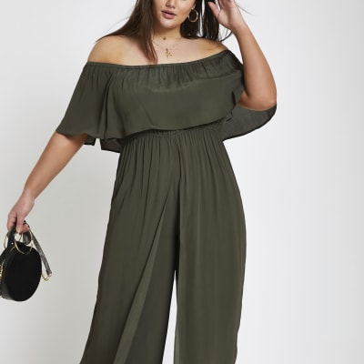 river island plus jumpsuit