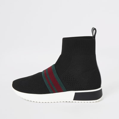 Zwarte hoge sneakers