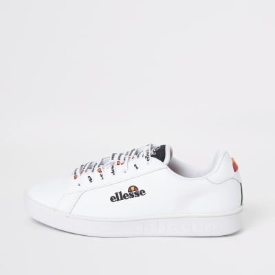 Ellesse – Campo – Baskets blanches brodées