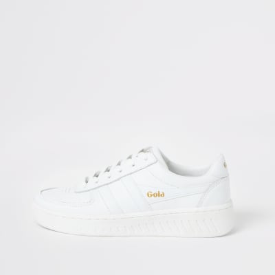 Gola Classic – Grandslam – Weiße Ledersneaker