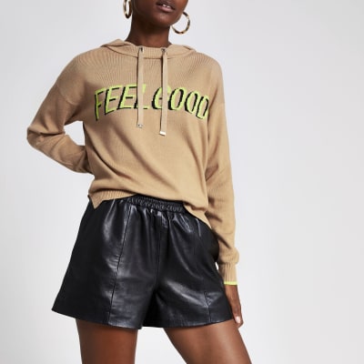 Lichtbruine 'feel good'-hoody