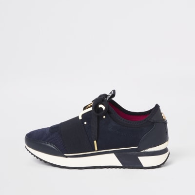 river island navy shoes