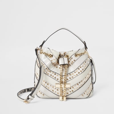 Mini-Duffle-Tasche mit Nieten