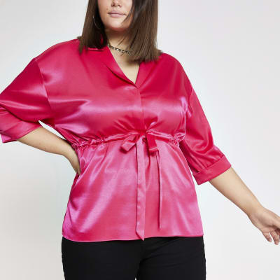 Plus – Rosa Oberteil zum Binden