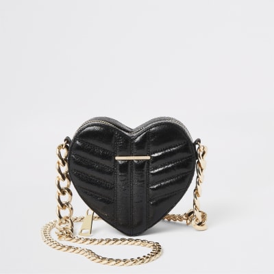 Black Heart Shaped Purse | IUCN Water