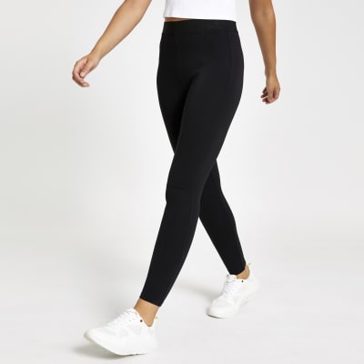 Zwarte skinny legging met elastische taille