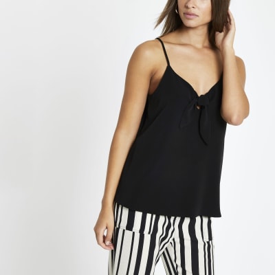 Schwarzes Trägertop