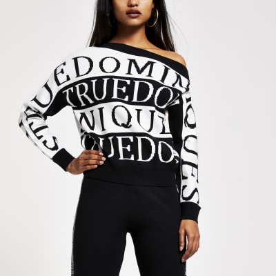 Petite – Schwarzer Pullover „Rue Dominique“