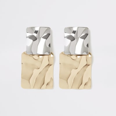 Ohrringe in Silber und Gold